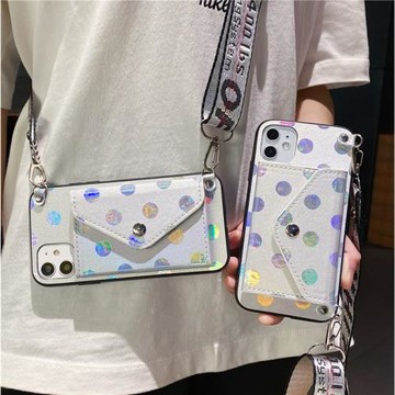 高檔皮質適用iPhone16promax手機殼15蘋果14手機殼13卡包12一體14promax新款斜挎11掛繩xs女xr全包防摔15plus