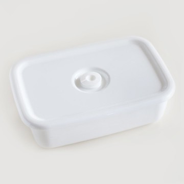 WFM-L 方形琺瑯密封保鮮盒 1180ml 『白』居家 廚具 收納 保鮮 冰箱 置物盒 密封盒 K475131