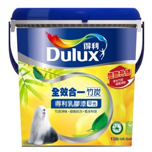 得利 調漆全效合一竹炭乳膠漆1L-2