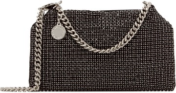 Stella McCartney 黑色 Falabella Crystal Mesh 单肩包