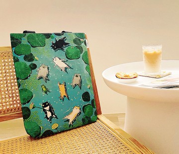 Sunny Bag x 貓小姐Ms.Cat-直式托特包-蘇打水的夏天