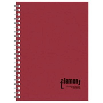 博崴PP線圈活頁筆記本/AD6021/25K/紅/95頁