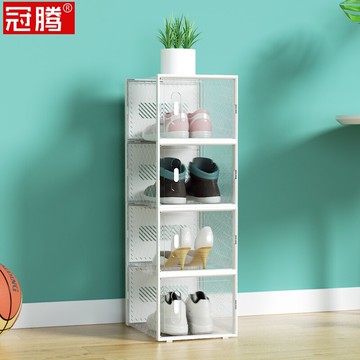 鞋盒收納辦公室aj球鞋收納盒塑料省空間宿舍家用桌下鞋子收納神器