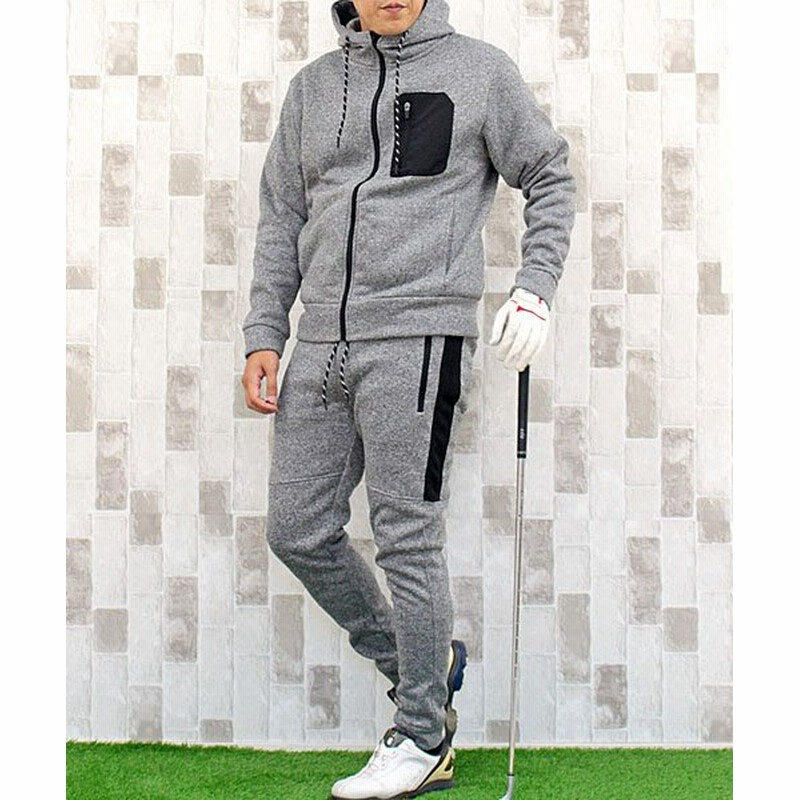 Topism トップイズム ゴルフウェア セットアップ メンズ 上下セット 暖かい 裏起毛 ニットフリース ゴルフパンツ ストレッチ パーカーブルゾン 秋冬 スポーツウェア メンズ 杢グレー系1 通販 Lineポイント最大1 0 Get Lineショッピング