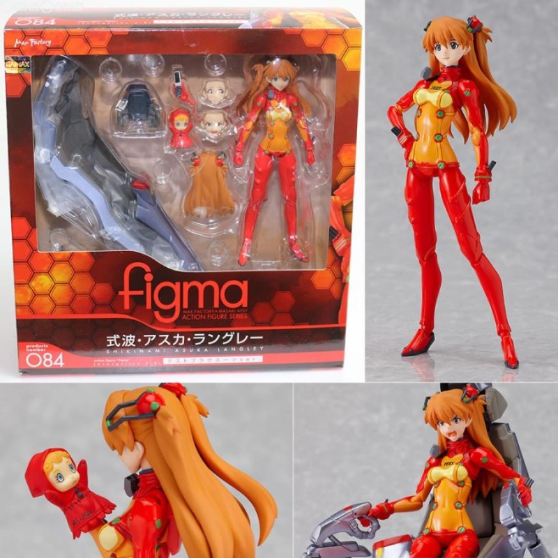 中古即納』{FIG}084 figma(フィグマ) 式波・アスカ・ラングレー テストプラグスーツver. ヱヴァンゲリヲン新劇場版：破 フィギュア  マックスファクトリー | LINEブランドカタログ