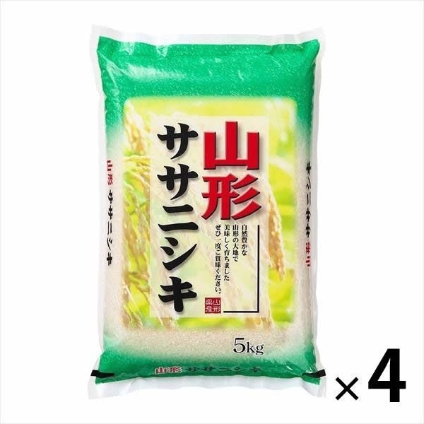 ジェイエイてんどうフーズ米 山形県産 ササニシキ 精米 20kg（直送品）