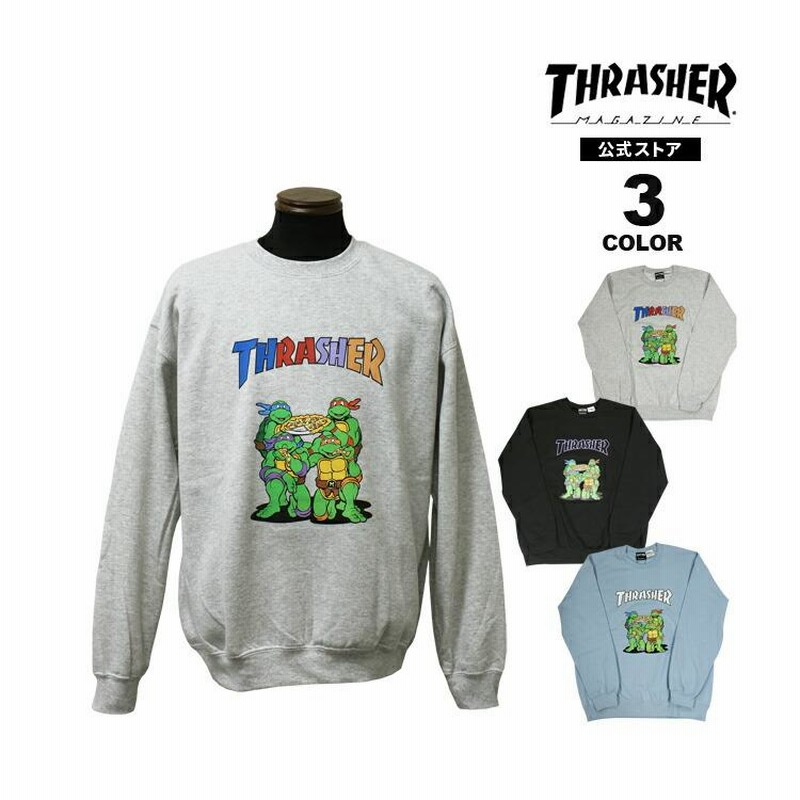 SALE スラッシャー トレーナー THRASHER スウェット クルー スェット