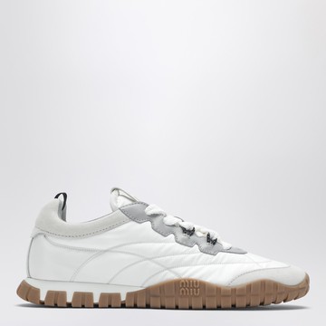 White Tyre sneakers in technical fabric and suede