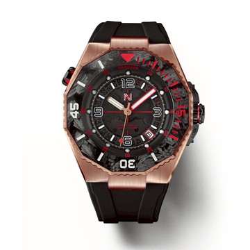 OCEAN SPEED NS-27.2 ROSE GOLD/BLACK SWISS AUTOMATIC