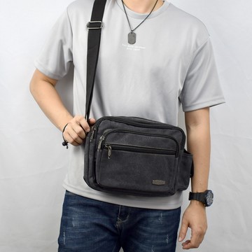 側背包 復古色系實用休閒 NZC6