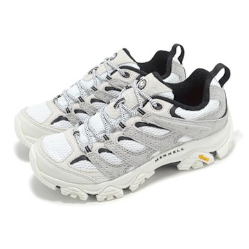 Merrell 登山鞋 Moab 3 女鞋 白 灰 緩衝 抓地 黃金大底 山系 戶外鞋 ML038638