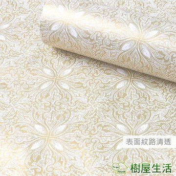 【樹屋生活】大馬士革壁貼 每捲45*1000 壁貼 防水自黏壁紙 WTP476 PVC牆貼 印花壓紋