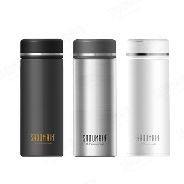 【仙德曼SADOMAIN】316不鏽鋼極度輕薄經典保溫杯(350ml) LL352