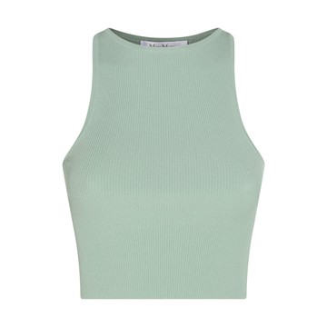 Max Mara - Green Viscose Stretch Turku Top