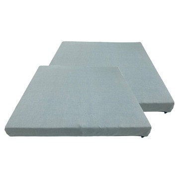 J&N 寧彩涼感立體坐墊 2入組 55 x 55 x 5cm 藍色