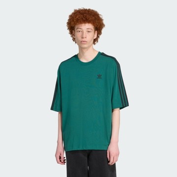 Adidas 愛迪達 Adicolor Oversize Tee JY1396 男 T恤 運動上衣 短袖 綠黑 亞版