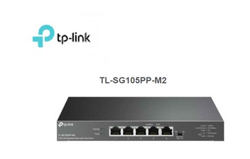 TP-LINK TL-SG105PP-M2 5埠 2.5G 桌上型交換器 含4埠 PoE++ 網路交換器