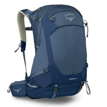├登山樂┤ 美國 Osprey  Stratos 34 男款 透氣網背登山背包 # 10007530 涅槃藍