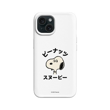 iPhone 15 SolidX 白 - 史努比 Snoopy - 大頭