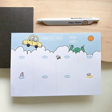 飛行小薯週計劃表