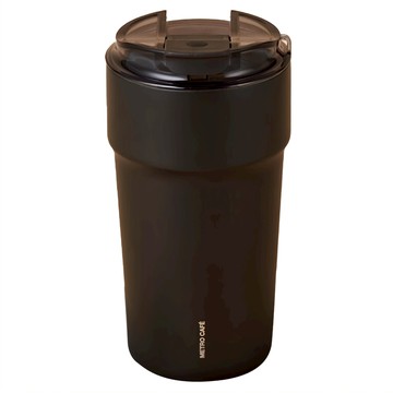 LocknLock 樂扣樂扣 都會咖啡陶瓷保溫杯 LHC4357BLK  1個  500ml  黑色