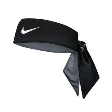 Nike 頭帶 Tennis Headband 黑 運動 頭巾 NTN0001-0OS
