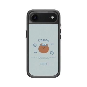 iPhone Air Mod NX -邊框背蓋組合 (相機按鈕) 黑 - 布朗尼 annnbrownie - 冷笑話熊