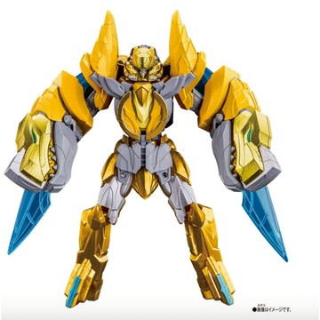 BANDAI 第一戰隊 NO.1戰隊豪獸者 戰隊可動公仔-特加神機器人黃暴龍者BT732980