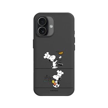 iPhone 17 SolidX 黑 - 史努比 Snoopy - 小小廚師