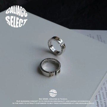 【CALI】荷魯斯 千年眼 上帝之眼 歌德字體 開口可調節 銀戒 百搭 簡約 小眾 輕奢 戒指男 復古