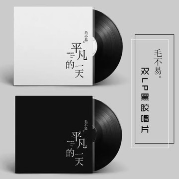 【正版】毛不易 平凡的一天 黑膠唱片2LP 全新未拆
