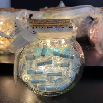 ✅店家嚴選 ⑦天鑒賞✅膠囊情書DIY許願瓶幸運星星瓶送男友閨蜜生日禮物表白小紙條帶燈