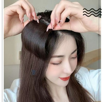 無痕假髮片 墊發片 隱形蓬鬆無痕 一片式兩側後腦勺增髮量 墊發根神器 蓬鬆髮夾 假髮片 高顱頂假髮片 高顱頂神器