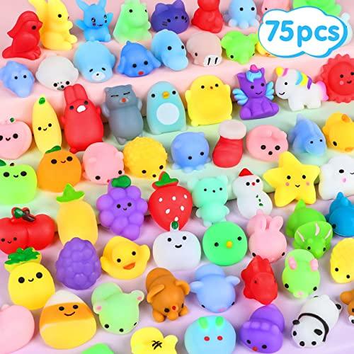  Mini Animal Kawaii Squishy Pack - 40 Pieces Random Mochi  Squishies Party Favor Toys for Kids - Cute and Soft Squeezable Stress  Reliever for Children-Stocking Stuffers for Kids : Toys & Games