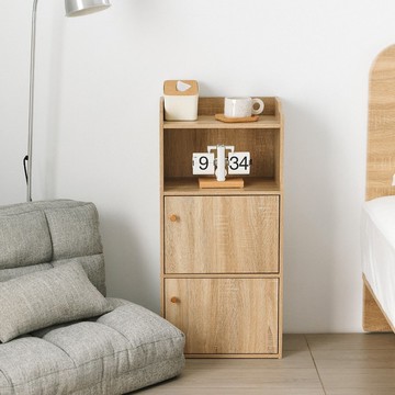 Alma 日式木紋 三層 四層 收納櫃 書櫃