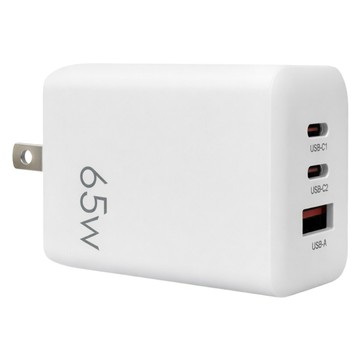 onepower 65W 2C1A氮化鎵充電器 GS-W65A0965  白色  1個