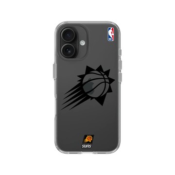iPhone 16 Clear 透明 - NBA - B&W-鳳凰城太陽 Phoenix Suns B&W