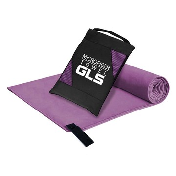 GLS 超細纖維多用途快乾運動游泳毛巾  薰衣草  1個