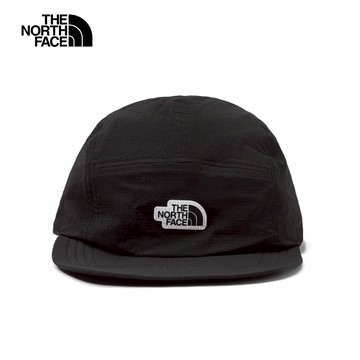 The North Face北面男女款黑色DWR防潑水舒適附收納口袋運動帽｜8CTGJK3