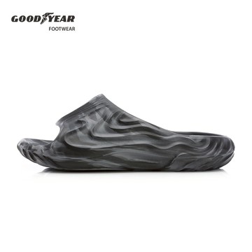 GOODYEAR【縱谷】男款輕量緩震拖鞋-黑迷彩 / GAML43360
