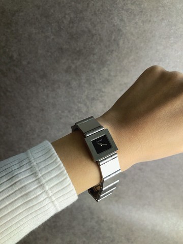 【日本直送 名牌中古包】GUCCI 古馳 手錶 銀色 不鏽鋼 石英 600L vintage 古董 ft54eb