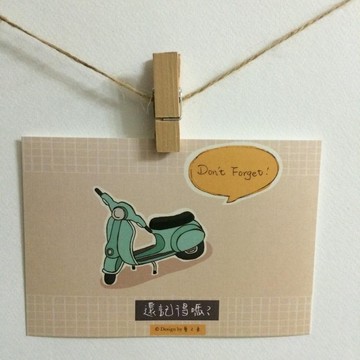 《藝之魚》還記得嗎 卡片 明信片 --C0067