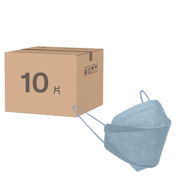 EYL'S 艾爾絲 4D成人立體醫用口罩 天青藍  10片  1盒