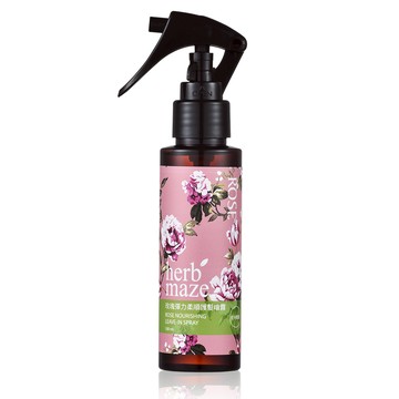 【即期良品】herbmaze 草繹 玫瑰彈力柔順護髮噴霧100ml