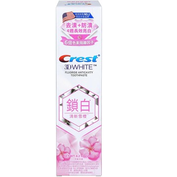 Crest香氛鎖白牙膏-清新雪櫻120克
