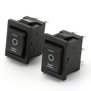 15x21MM 小型船型開關KCD1-106-106 6腳2檔3擋 按鈕開關 按鍵開關，{鑫弘-工葉電器}可開發票