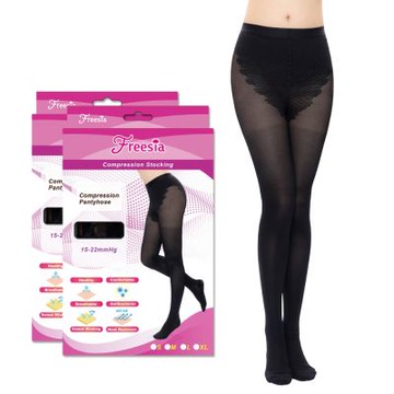 【Freesia】彈性壓力襪-比基尼褲襪(200D)-2雙組