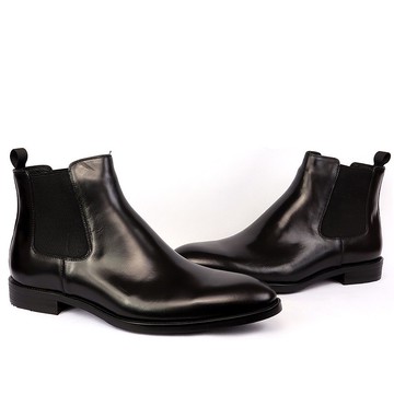 sixlips 英倫摩登渲染雀爾喜靴 黑