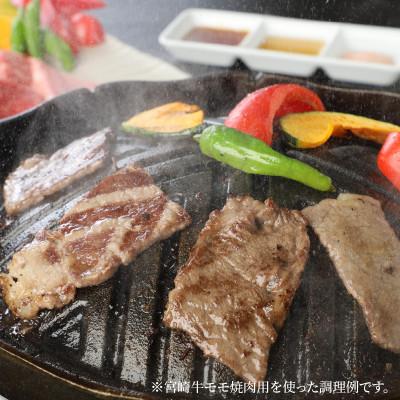 ふるさと納税 木城町 宮崎牛モモ焼肉400g　宮崎県産和牛小間切れ100g (木城町)