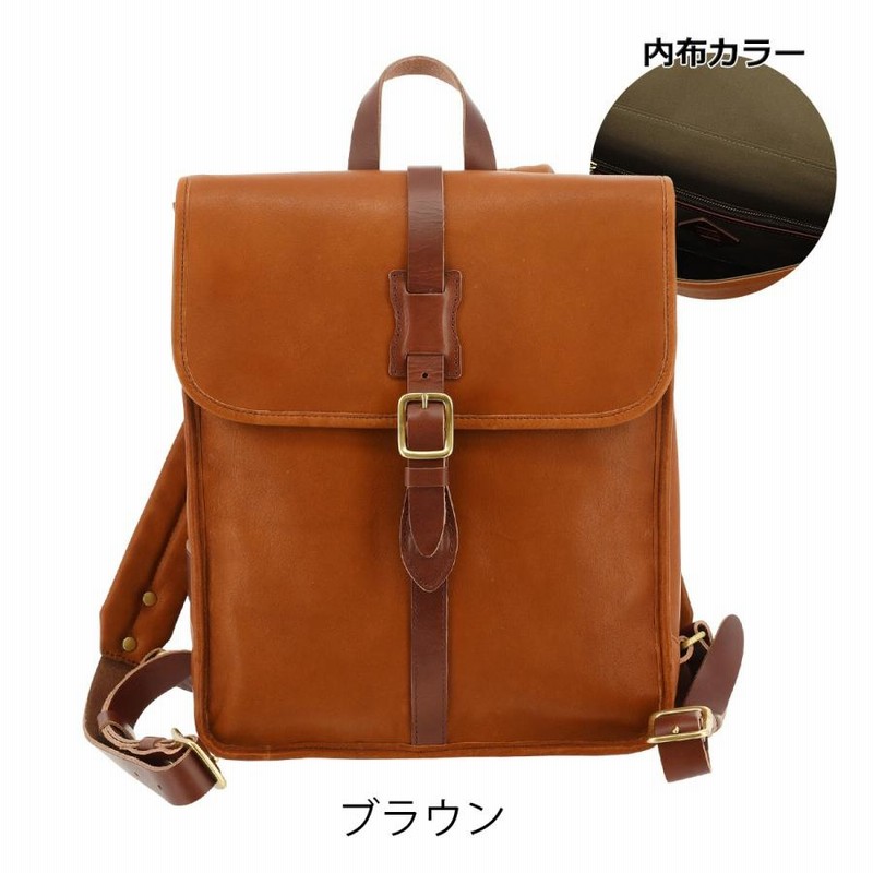 キソラ リュック A4 本革 ロブスト2 メンズ レディースKIOB-147